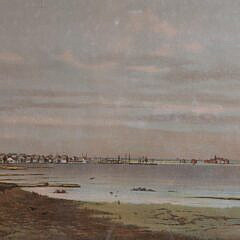 Wendell Macy Chromolithograph “1884 View of Nantucket