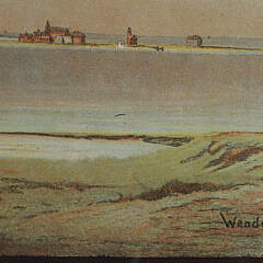 Wendell Macy Chromolithograph “1884 View of Nantucket