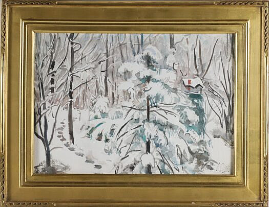 Martha Walter Watercolor "Forest"
