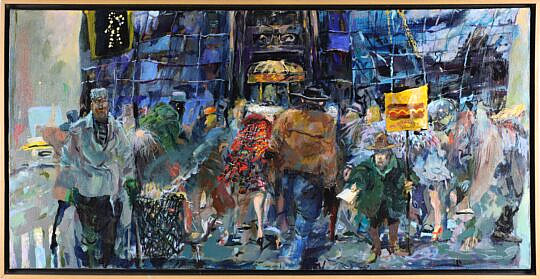 John Devaney Oil on Canvas "Short Block"