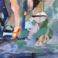 John Devaney Oil on Canvas “Short Block”