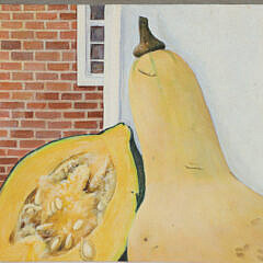 Sarah McKim Valentine Acrylic on Wood “Two Nieces in Boston”