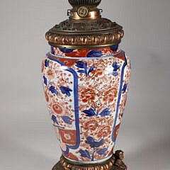 Antique Imari Kerosene Lamp, Hink’s Cupler #2