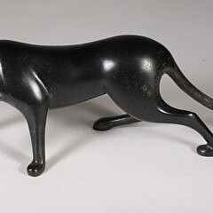 Limited Edition Loeto Bronze Sculpture of a Jungle Cat, Edition #187/750
