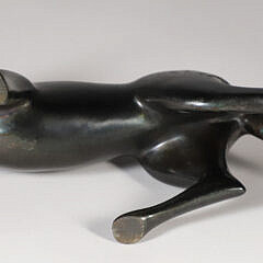Limited Edition Loeto Bronze Sculpture of a Jungle Cat, Edition #187/750