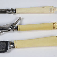 Antique Sheffield Three Piece Carving Set