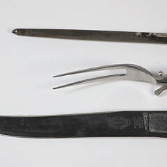 Antique Sheffield Three Piece Carving Set