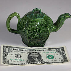 Minton Miniature Porcelain Teapot, 19th Century