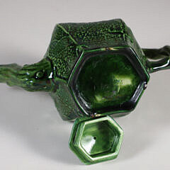 Minton Miniature Hexagonal Form Porcelain Teapot, 19th Century