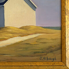 Joan Albaugh Oil on Board “Dual Paths to the Beach Through the Dunes”