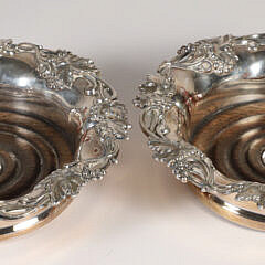 Pair of Silver Plated Wine Coasters
