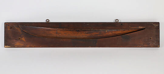 American Small Half Hull Model, 19th Century