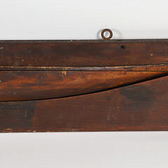 American Small Half Hull Model, 19th Century