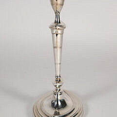 Rare Assembled set of Eight Sheffield Candlesticks, 19th Century