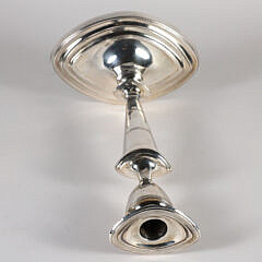 Rare Assembled set of Eight Sheffield Candlesticks, 19th Century
