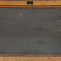 Oil on Artist Board “Three Masted Vessel in a Gale”, 19th Century