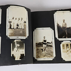 1933 Photo “U.S.S West Virginia” Leather Scrap Book