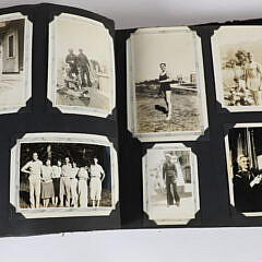 1933 Photo “U.S.S West Virginia” Leather Scrap Book