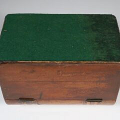 English Inlaid Dome Top Box 19th Century