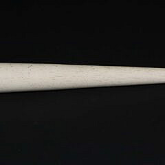 Turned and Scribed Antique Whale Bone Ball Grip Fid, 19th Century