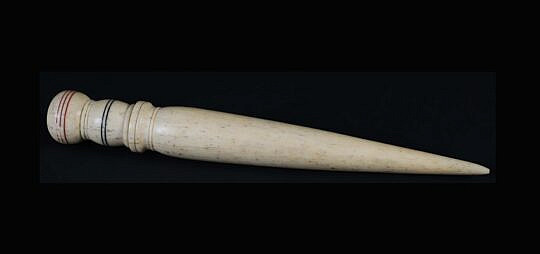 Nantucket Antique Whale Bone Fid, 19th Century