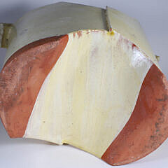 Piero Fenci Yellow Glazed Pottery Bucket, c. 1990