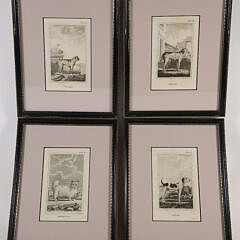 Group of Four Engravings of Dogs