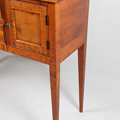 Petite Tiger Maple Hepplewhite Style Sideboard