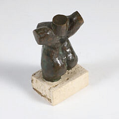 Bronze Sculpture Nude Female Partial Torso