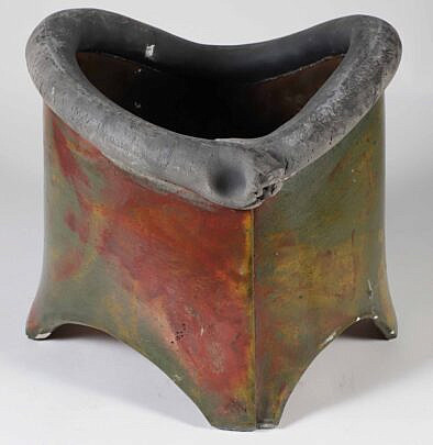 Pier French Copper Glazed Foot Basin