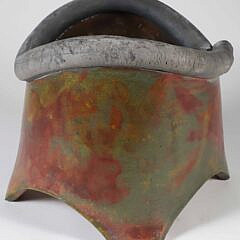 Copper Glazed Basin Attributed to Piero Fenci