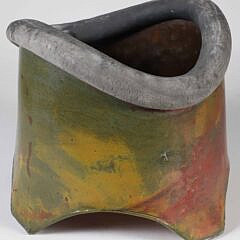 Copper Glazed Basin Attributed to Piero Fenci