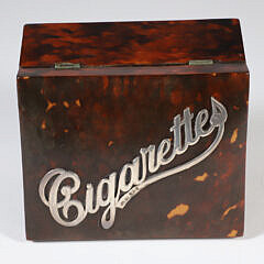 Antique Tortoiseshell Cigarette Box