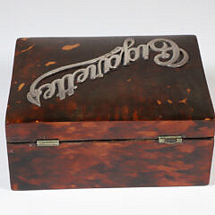 Antique Tortoiseshell Cigarette Box