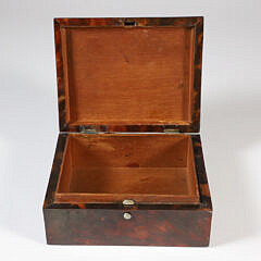 Antique Tortoiseshell Cigarette Box