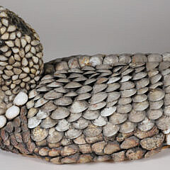 Sea Shell Encrusted Duck Decoy
