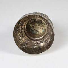 Antique English Gilt Silver Repousse Cup