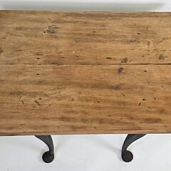 Antique Pine Queen Anne Style Table, 20th century