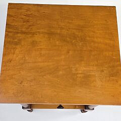 Cherry and Maple Sheraton Style Night Stand Work Table