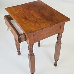 Antique Mahogany Hepplewhite Night Stand Work Table, 19th century