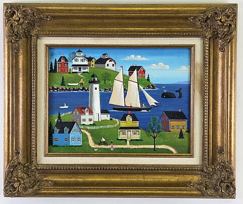 5121-955 Folk Art Painting A