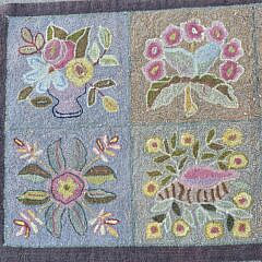 Vintage Claire Murray Nantucket Hand Hooked Pictorial Rug Carpet, 20th century