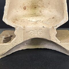 Antique American Hubley Cast Iron Flower Basket Doorstop, circa 1920s