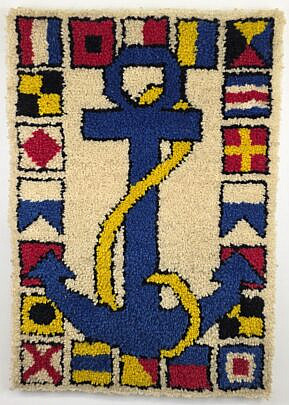 5138-955 Nautical Hooked Rug A