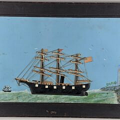 5139-955 Folk Art Clipper Ship A