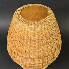 Vintage Nantucket Basket Vase, late 20th century