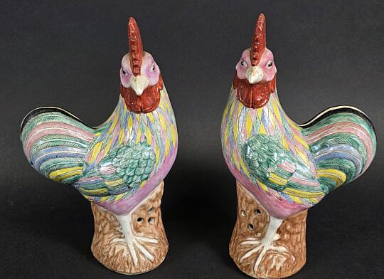 5147-955 Porcelain Chickens A