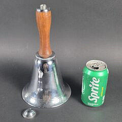 Vintage Art Deco Nickel Plated Ship’s Bell Cocktail Shaker Decanter, 20th century