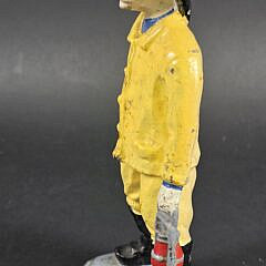 Scarce Antique Cast Iron Figural Old Salt Doorstop, circa 1920s