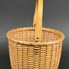 Scarce Arthur D. Williams Nantucket Lightship Basket, circa 1920